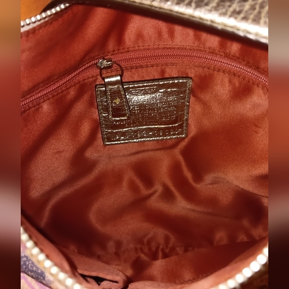 Multi colored Poppy Dream Coach Purse - Picture 2 of 7